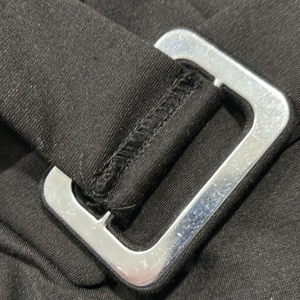 Originality | Women’s Black Belted Fit and Flare Mini Skirt - Picture 4 of 13